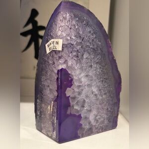 Purple and Black Decorative Agate